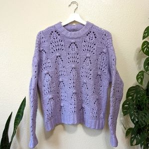 Oversized Purple Sweater